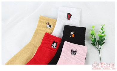【謙巽諸暨襪子批發(fā)春夏新款全棉刺繡動(dòng)物女士襪子中筒襪子女廠家qx-cx03】諸暨市大唐謙巽針織廠 - 產(chǎn)品庫